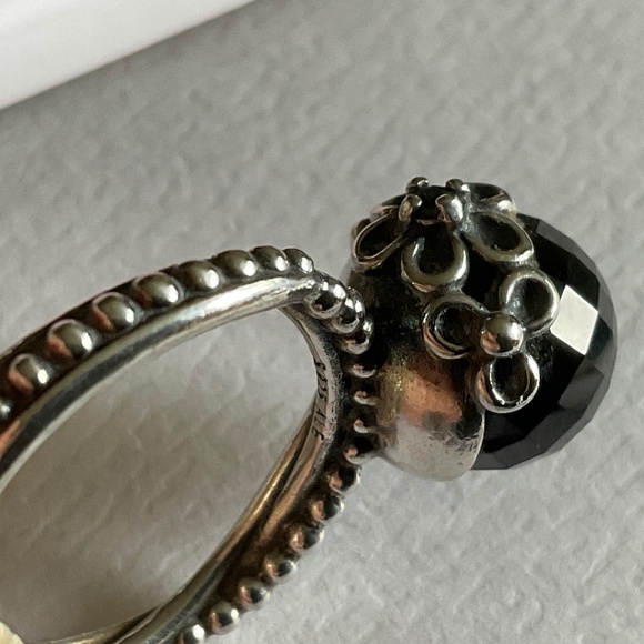 Pandora Black and Silver Ring - Picture 6 of 8